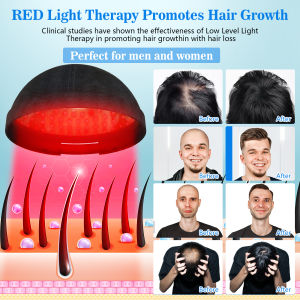 KTS Hair Regrowth Cap Hair Care Device for Women LED Hat for Hair Loss Therapy Hat Red Light Therapy For Scalp Care Control Oil and Prevent Hair Loss Hair Regrowth for Men ThinningWireless & Portable Hair Growth Treatment Helmet