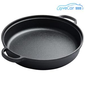 【Fast delivery】 Heavy Duty Cast Iron Skillet 8.7 to 11.8 Inch with Double Handles Perfect for Searing and Sautéing in Kitchen