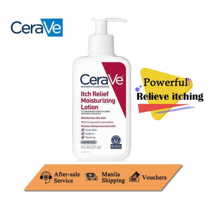 CeraVe Itch Relief Moisturizing Lotion Ceramide Psoriasis Relieve ...