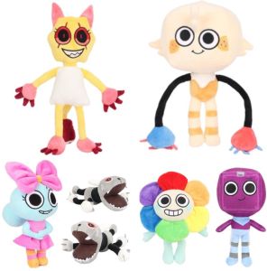 30CM Dandys World Plush Toy Cartoon Stuffed Plush Toy Dandys World Horror Scrap Boxten Goob Doll for Children Birthday Gift Toys