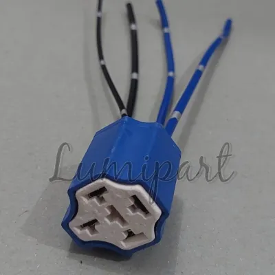SOCKET RELAY KERAMIK KAKI 4 / SOCKET KAKI EMPAT / SOCKET 4 KAKI / SOCKET KABEL EMPAT