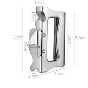 1 PC Stainless Steel Can Opener Beer Bottle Opener Household Manual Multifunctional Canning Knife Kitchen Accessories