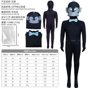 Cross-border Halloween Sanrio ugly fish cosplay costume cosplay onesie stage performance costume gifts