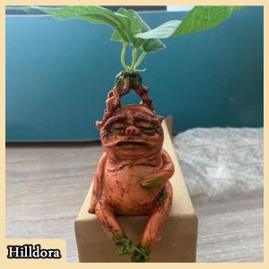 [Hilldora] Mandrake tượng cỏ nhựa trang trí cảnh quan bức tượng nghệ thuật thủ công cho vườn