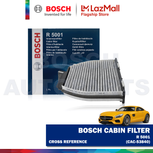 Bosch Activated Carbon Cabin Filter for Mercedes Benz AMG GT Coupe C190 GT S 2015 to 2020