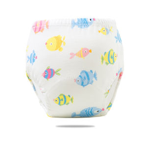 [SG SELLER] 100% Cotton 6 Layers Highly Absorbent Training Pants/Toddler Potty Training Pants/Washable & Reusable Pan