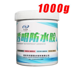 1KG transparent waterproof glue Waterproof sealant Roof leakage Multi purpose wall tiles bathroom and kitchen coatings leak proof/waterproof adhesive Scratch resistant wear-resistant anti-oxidation no pungent odor 防水胶