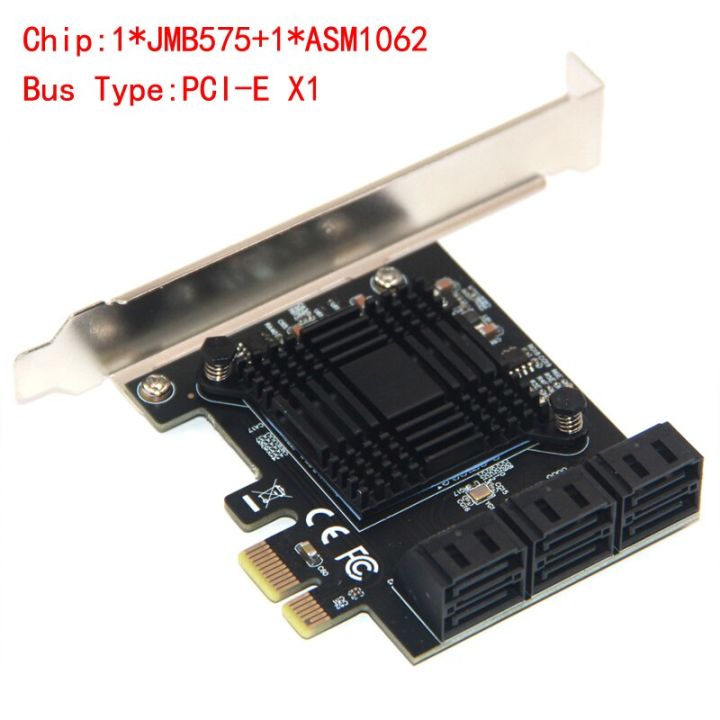 6 Port SATA 3 PCI Express Expansion Card PCIE/PCIE SATA