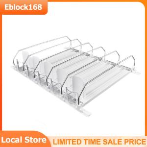 Self Pushing Can Drink Organizer Pusher Bottle Propeller Accessories Replenishment Drink Glide Rack Holder for Fridge Pantry Vending Machine