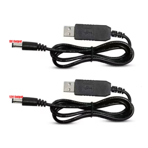 Usb tăng năng lượng Dòng DC 5V để DC 9V / 12V tăng áp mô-đun chuyển đổi Bộ chuyển đổi USB cáp 2.1x5.5 mét cắm phụ kiện