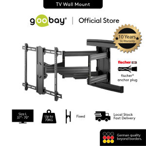 Goobay WH FULLMOTION Pro TV Wall Mount L Wide Range (37-70") - Black 49935