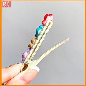 🔥🔥🔥ranghe Dễ thương đầy màu sắc hoa Clip tóc cho phụ nữ cô gái ngọt ngào barrettes Kẹp tóc Thời trang Phụ kiện tóc