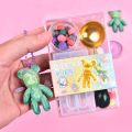 Ready Stock Sealing Wax DIY Bear Goo Card Wax Seal Key Chain Set Fire Paint Seal Set DIY Paint Fluid Bear Violent 火漆蜡粒咕卡. 