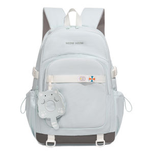 AE New student backpack for high school students stylish backpack for girls with good looks designed to reduce load and protect the spine fashionable backpack for junior high school students
