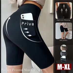Women Yoga Shorts Jogging Running Cycling Fitness Sportswear High-Waist With Side Pockets Sporty Shorts Solid Color