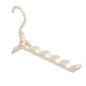 Practical Clothes Drying Rack Featuring 5 Foldable Hangers Easy To Carry Hanging Solution for Home or Hotel Stays