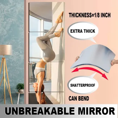 【Free Shipping】Salamin Whole Body Salamin Na Dinidikit Sa Wall Mirror Sticker Wall Glass Loob Ng Kwarto Salamin Sa loob Bahay with Frame Bathroom Design for Dining Full Body Adhesive Ng Bahay Mura Small Mura Sticker Sale Big Clear Plastic Maliit Malaki