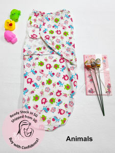 Newborn Infant Baby Swaddle 100% Cotton Gentle Comfortable Snug Adjustable Blanket Sleep 0 to 6 months