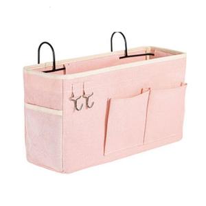 Spacious Bedside Pocket Organizer for Dorm Room Stylish Remote Control Holder Hanging Storage Bag for Small Apartments