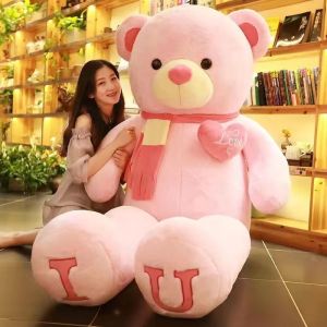 60/80/100/120cm Purple Lavender Teddy Bear Plush Doll Teddy Bear Large Huggable Birthday Gift for Girls超大泰迪熊公仔