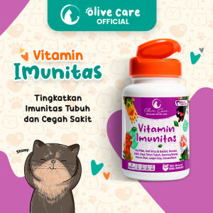 Vitamin Kucing Sakit Flu Pilek Imunitas Tubuh Lemes Lanjut Usia Anti Virus Olive Care