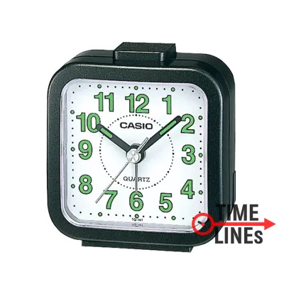 CASIO นาฬิกาปลุก รุ่น TQ-141 นาฬิกาปลุก นาฬิกาตั้งโต๊ะ ขนาดพกพา เสียงปลุก Beeper มีพลายน้ำ เดินแบบกระตุก TQ TQ141