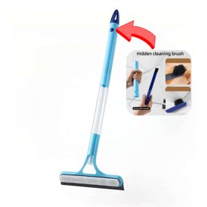 3 In 1 Window Cleaning Squeegee Multi Function Glass Mirror Wiper With Bottle+Scraper+Sponge Scrub Tools For Mirror Bathroom Wall