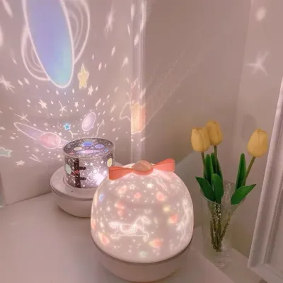 (HÀNG ĐỘC QUYỀN) Đèn Ngủ 3D Vũ Trụ Chiếu Sao Bầu Trời Đại Dương Tự Động Xoay 360 Độ Ánh Sáng Dịu Tỏa Rộng Đầy Phòng Tích Hợp Đổi Màu 6 Chế Độ Hoa Văn Trang Trí Phòng Ngủ Giúp Bé Ngủ Ngon.