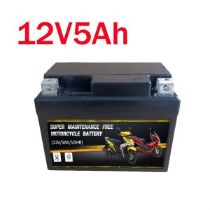 Monqiqi แบตเตอรี่แห้งรถมอเตอร์ไซค์ 12V7Ah/6Ah/5Ah แบต7แอมป์ ใส่รถ Click125i Grand Filano PCX125/150/160