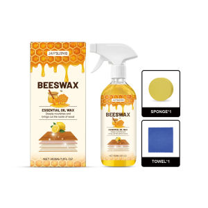Beeswax Furniture Spray Natural Wood Polish Restorer Repairs Scratches Removes Grease Dirt Protective Shine