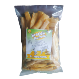 Kerupuk Kulit Sapi Mentah Stik Lebar 250gr: Rasa Gurih & Nikmat Tanpa Pengawet