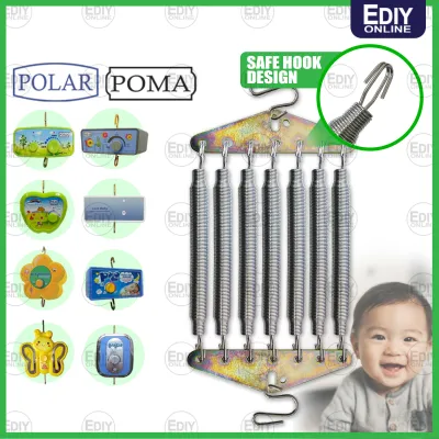 【Heavy Duty】 ORIGINAL Polar Poma Buaian Baby Cradle Spring [ Spring ] for Polo Popo OTO Butterfly Penguin Cot 摇篮 Ediyonline Ediy