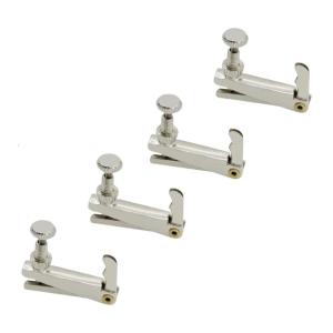 4Pcs Violin Fine Tuner Fiddle String Adjuster Spinner Tuning Screw Metal String Adjusters Easy to Installation