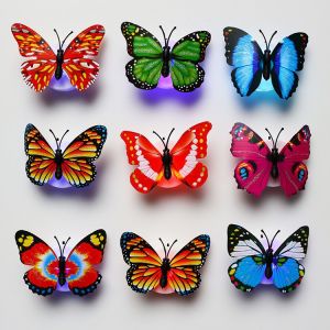 [HCM]Đèn ngủ LED hình bướm nhiều màu sắc trang trí phòng