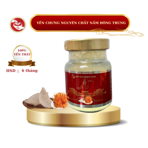 Yến hũ vị NẤM ĐÔNG TRÙNG sợi yến nguyên chất - Tổ Yến Chưng Sẵn Yến sào Dewis Nest tốt cho sức khỏe