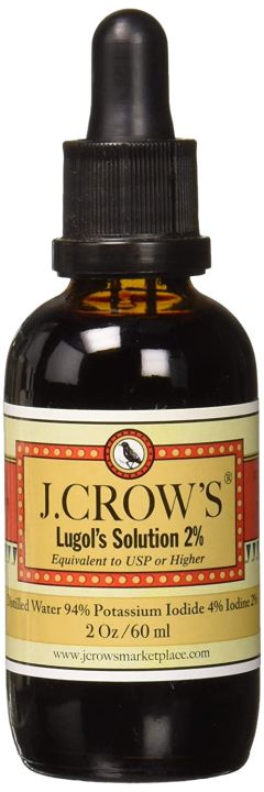 [PRE-ORDER] J.CROW'S® Lugol's Solution of Iodine 2% 2oz (ETA: 2023-08-31) | Lazada