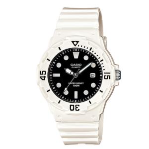 CASIO ORIGINAL - CASIO LRW-200H-1EV - WOMEN - Putih Hitam - Strap Resin - Jam dunia JD17ST # Jam Tangan Wanita Cewek Anti Air Digital Analog + CASIO LRW 200H 1E LRW-200H 200 H LRW200 LRW-200 LRW200H LRW-200H-1E $ WR1 STR KC7