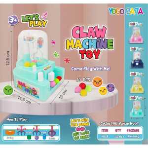 Mainan anak capit Bola Mini Claw Machine YG 18 Candy Ball Machine viral