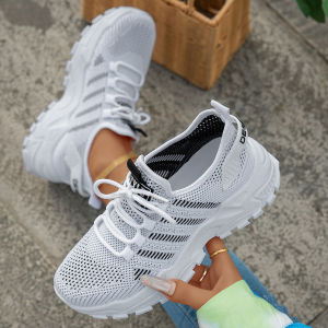 [Free Shipping] Sports And Leisure WomenS Shoes Mesh Shoes Summer WomenS Shoes Versatile Thin Breathable Sports Mesh Shoes For Women 43