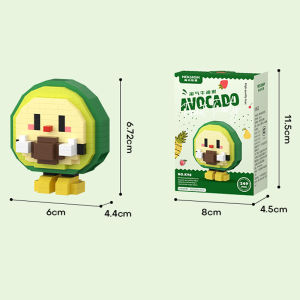 Mainan Mini Bricks Blok 3D Kartun Fruit Building Nano Block Lucu Buah Balok Blok Mainan Anak Puzzle Edukasi