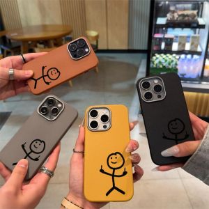 Phone Case For Redmi Note 10S 11SE 11S 11 12 13 14S 14 9 10X 9 9S 10 Lite PRO MAX Casing Redmi 10 10C 12 9 Prime 9A 9AT 9i 9C NFC 9T 12C 13 13C 14C 15 15C A1 A2 A3X A3 PRO Stick Figure Silicone Leather Soft TPU Case PWJK1034A