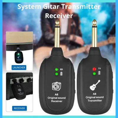 COD KEEP MOTION UHF Wireless System Gitar Transmitter Receiver A8 / alat untuk bermai musik gitar super full bass
