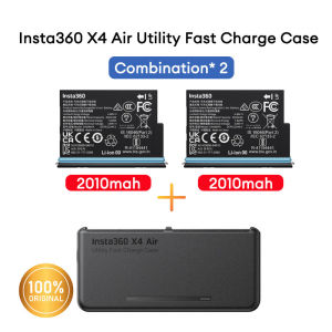 【🇸🇬 STOCK】Original Insta360 X4 Air Charging Box +Original battery (2010mAh) for insta360 X4 Air Camera Accessories