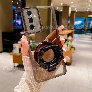 For Samsung A17 A07 LTE Case For SSamsung Galaxy A36 A56 A16 Samsung A26 5G 4G Phone Casing Shockproof Bumper Camera Lens Protect Ring Holder Back Cover Soft TPU Flexible Plating Transparent