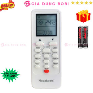 Điều khiển điều hòa Nagakawa Mã 05 remote máy lạnh Nagakawa NIS-C18R2H08 - Tặng kèm pin - GD Bo Bi