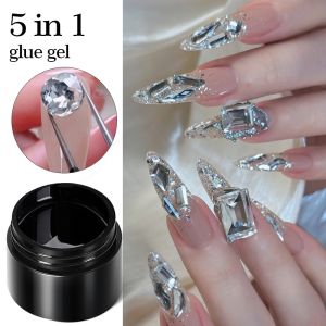 BORN PRETTY 5g/Box Rhinestones Glue Gel Nail Super Sticky Adhesive UV Gel For DIY Jewelry Decorations Sticky Gel