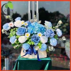 Giỏ Hoa Khai Trương Khánh Thành Tân Gia Lẵng Hoa Lụa Cao Cấp Mừng Sinh Nhật Sự Kiện 20/10 20/11 Sang Trọng