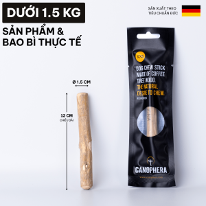 Canophera Xương Gặm Cho Chó Từ Gỗ Cà Phê Hỗ Trợ Làm Sạch Răng Giảm Mùi Hôi Miệng Giảm Cắn Phá Đồ Đặc 7 Size Cho Chó Nhỏ Đến Chó Lớn