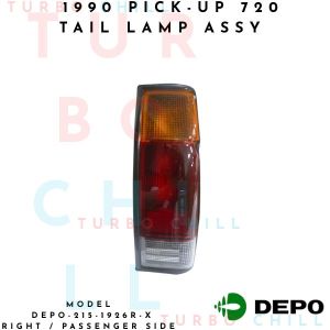 1990 PICK-UP 720 TAIL LAMP ASSY DEPO-215-1926R-X RIGHT / PASSENGER SIDE