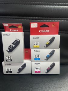 Canon PGI-750 BK/ CLI-751 BK C M Y แท้ 100%